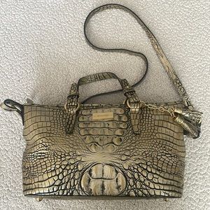 Brahmin Mini Asher satchel, Leather shoulder bag, nearly new